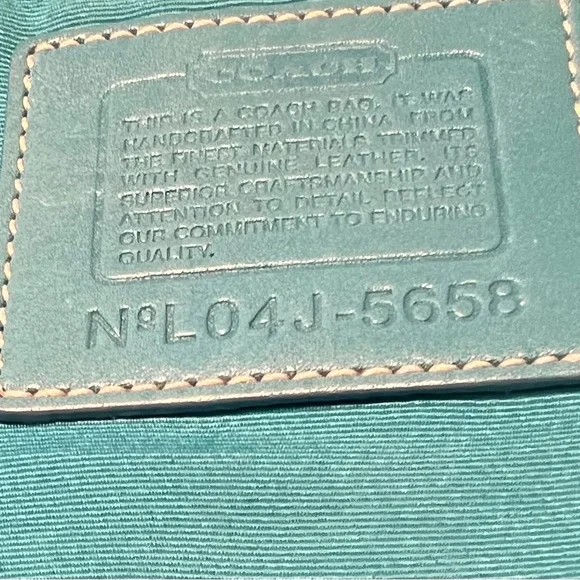 Coach Hampton Scribble Hobo Authentic Y2K Vintage Purse 2004 - Picture 11 of 12